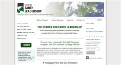 Desktop Screenshot of earthleaders.org